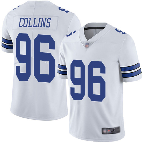 Men Dallas Cowboys Limited White Maliek Collins Road 96 Vapor Untouchable NFL Jersey